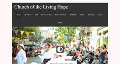 Desktop Screenshot of churchofthelivinghope.org