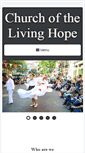 Mobile Screenshot of churchofthelivinghope.org